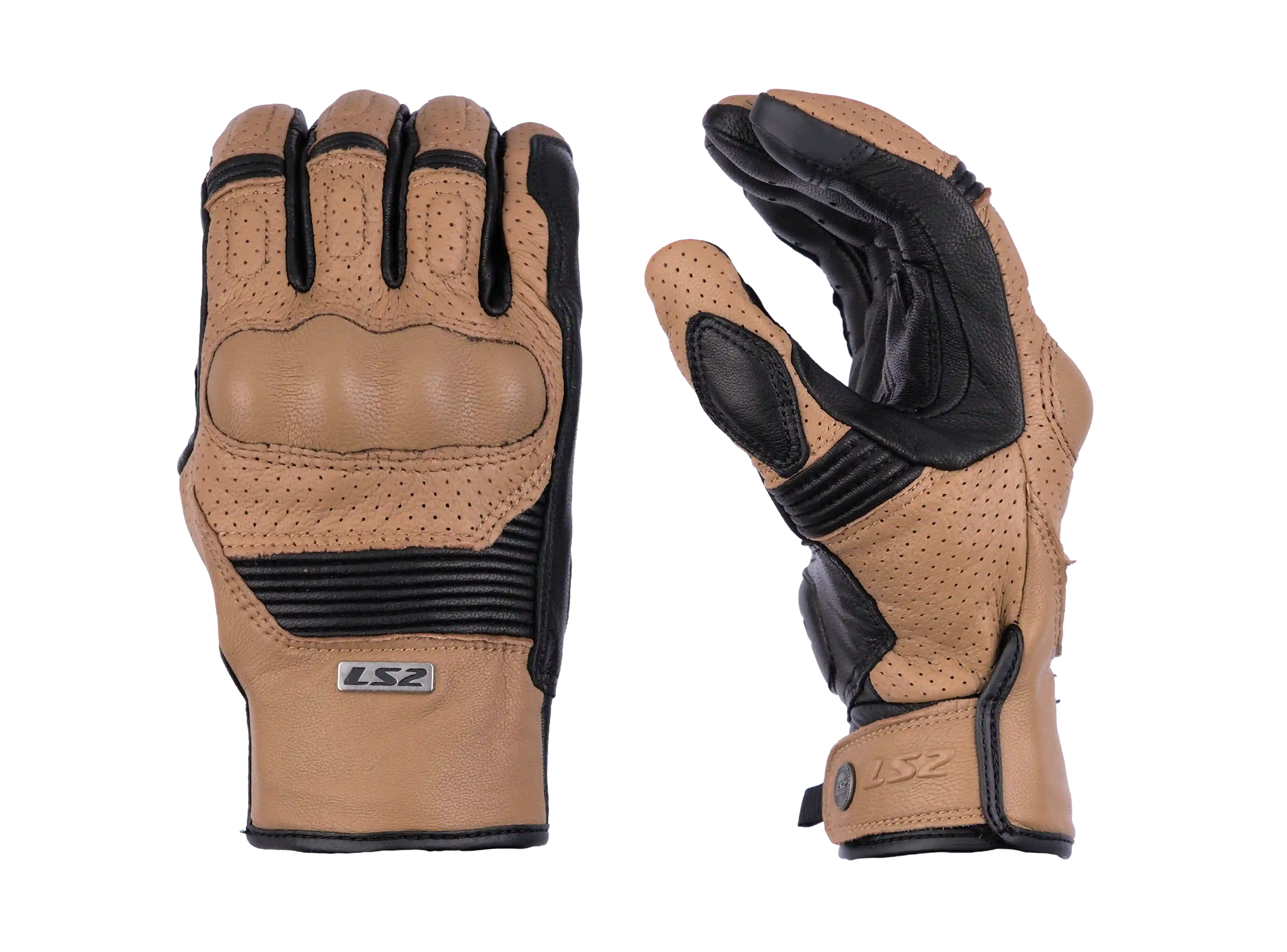 GUANTES LS2 HOMBRE DUSTER TOBACCO